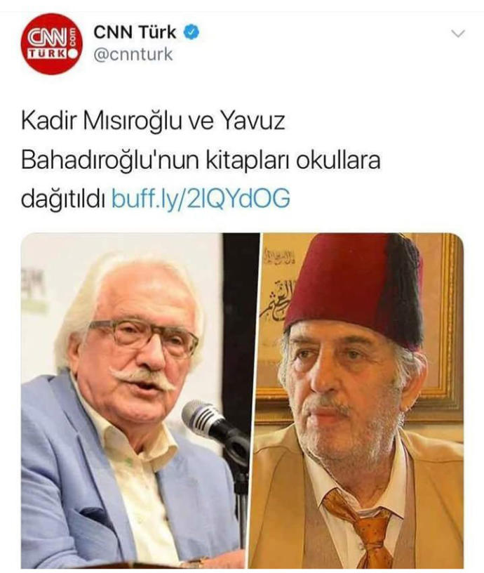 Kadir Mısıroğlu'nun kitapları  okullara  dağıtıldı ne düşünüyorsunuz  ? 