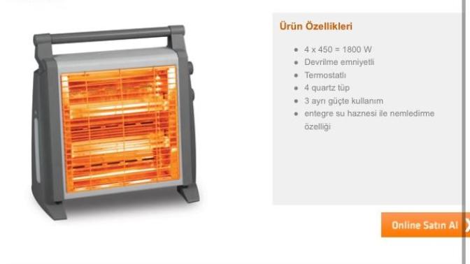 Bu elektrikli ısıtıcı susuz çalışsa bir sorun olur mu?
