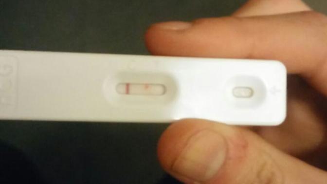 Gebelik testi ve silik çizgi?