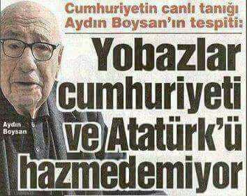 Yobazlar, Atatürk'ü ve Cumhuriyet'i Hazmedemiyor mu??