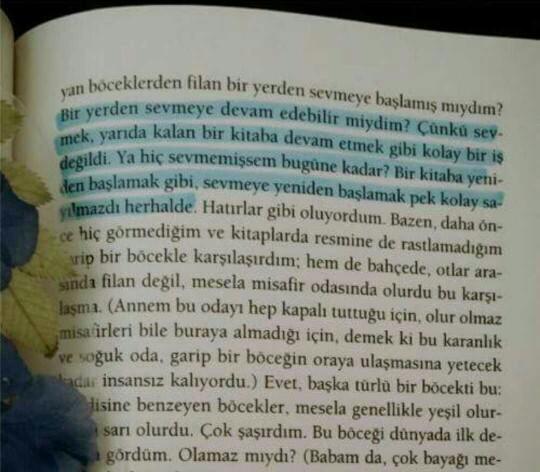 En sevdiğiniz kitaptan bir parça paylaşırmıyız?