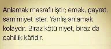 Zorla güzellik olmaz da..! zorla yanlış anlamak olur mu sizce ??