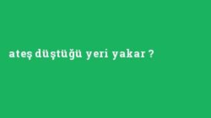 Sizce ateş mi daha güçlü yoksa su mu?
