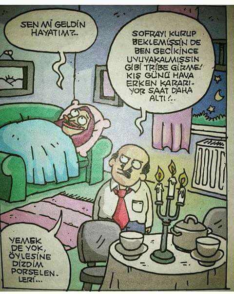 Sizin beğendiğiniz karikatürler var mı? 😃?