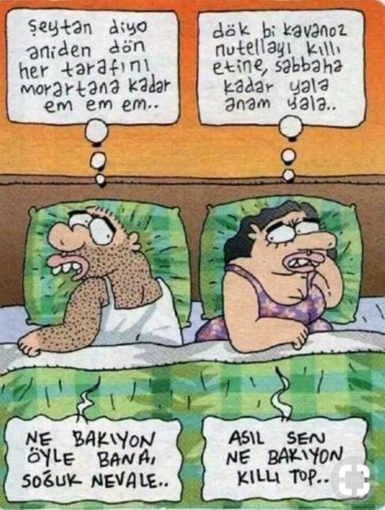 Sizin beğendiğiniz karikatürler var mı? 😃?