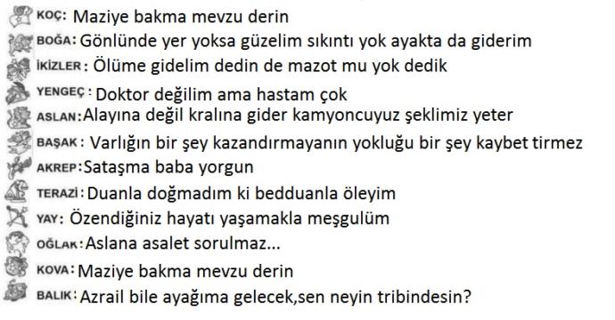 Burcunuza göre hangi kamyon arkası sözsünüz?