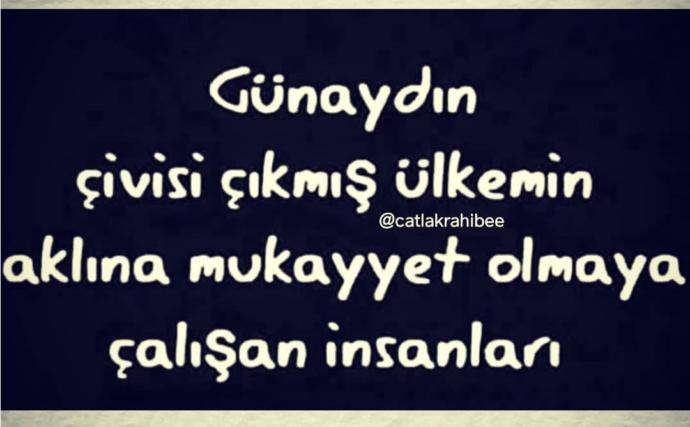 Gün aýıyor mu sizede?Bana 6.30 da aymış bile oluyorda?😂😂😂?