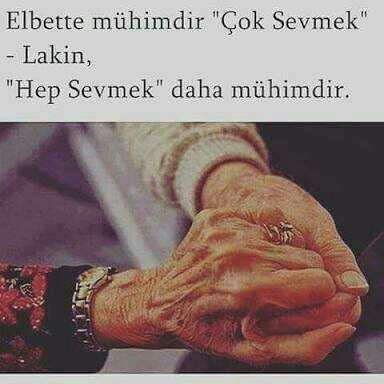 Mühim olan "Çok Sevmek mi" yoksa "Hep Sevmek mi" ??