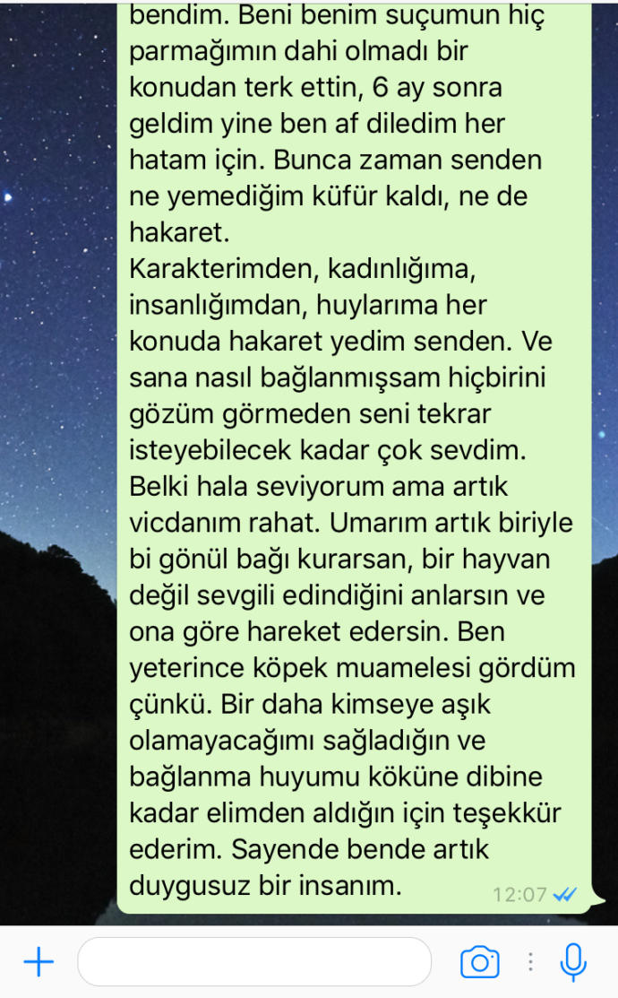 Bir aldatma muhabbeti ( üşenecekler yorum yapmasın)?