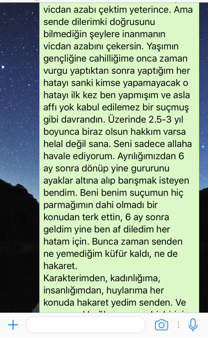 Bir aldatma muhabbeti ( üşenecekler yorum yapmasın)?