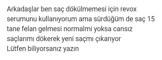 Serum saç dökermi? ? 