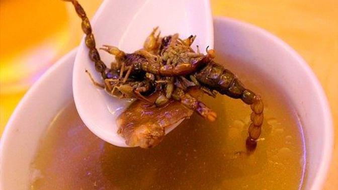 Akrep çorbası içer miydiniz?