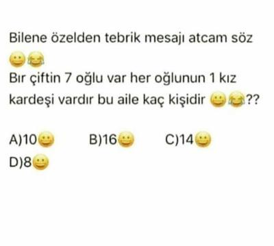 Bir matamatik sorusu çiftcinin kaç oglu var (fotolu)☺️?