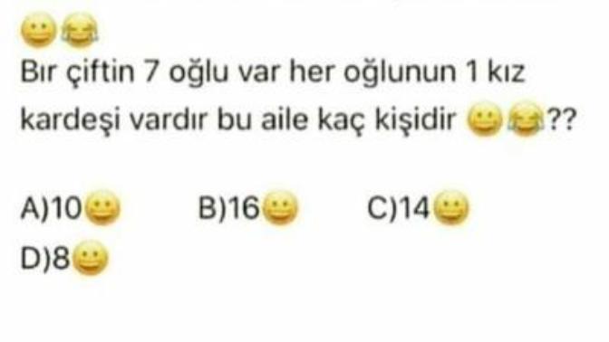 Bir matamatik sorusu çiftcinin kaç oglu var (fotolu)☺️?