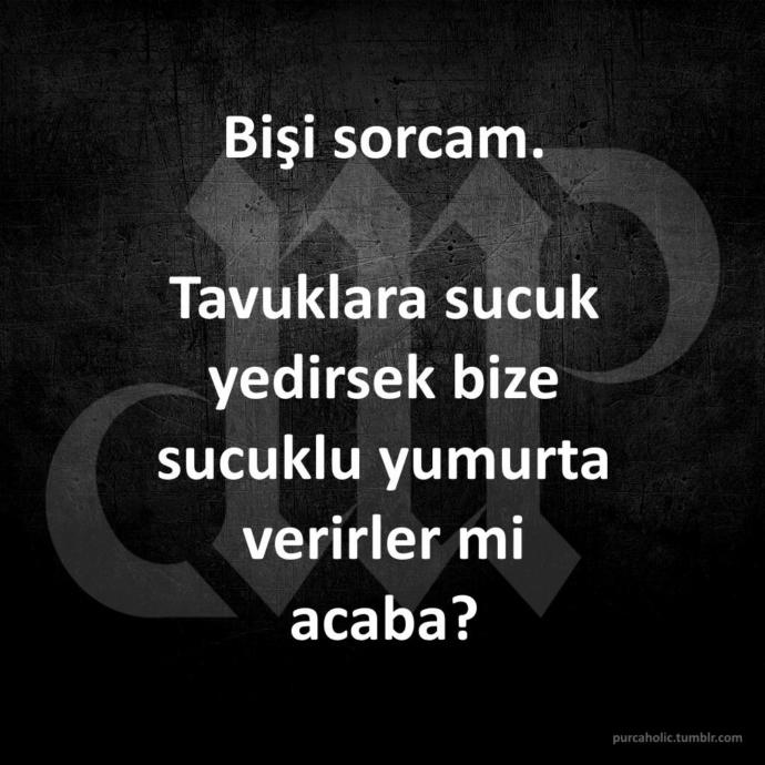 'Bişey soracağım' dediğiniz zaman anlamlı bişey mi sorarsınız her zaman?