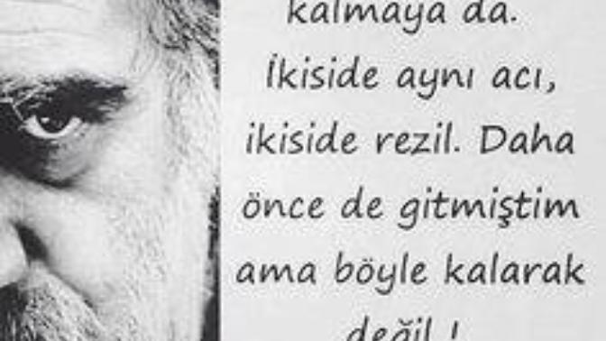 Gitmek mi zor, kalmak mı?