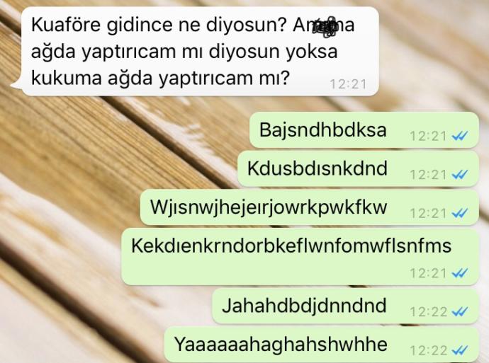 Sevgilimle ağda konuşmamız nasıl.. 😂 ?