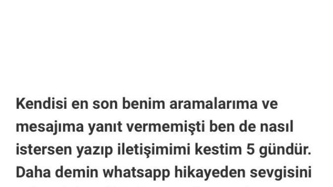 Bir erkek neden durduk yere whatsappta engeller?