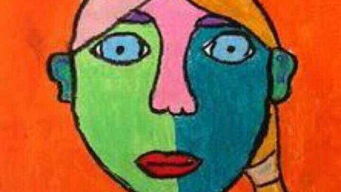 Picasso'nun tablosunu taklit ettim, sizce benzemiş mi?