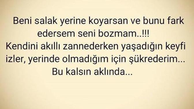 Sizi sa/lak yerine koyanlara karşı nasıl tavır sergilersiniz?