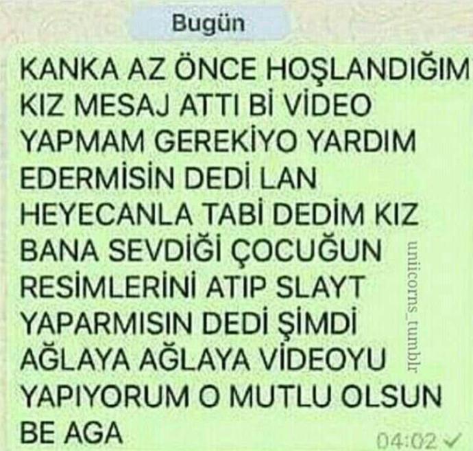 Bugünde bunun için yakıyoruz..😂😂Başına gelen varmı?