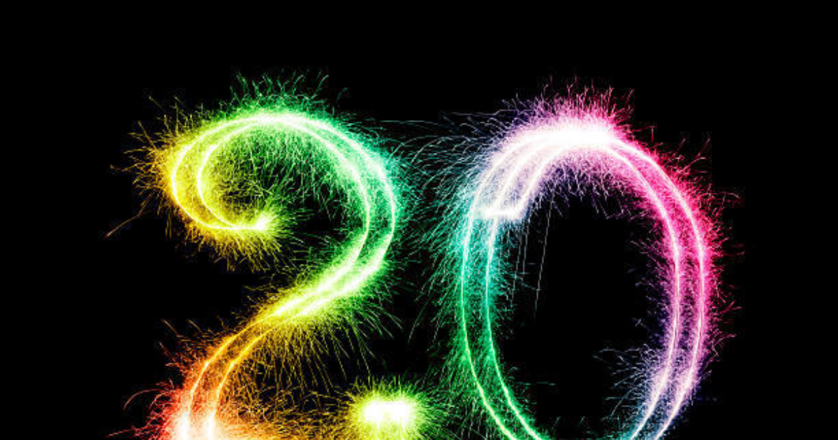 Любимой, картинка с числом 20