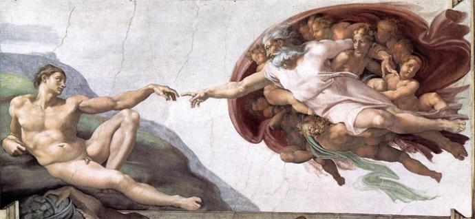 Michelangelo'nun Adem'in yaratılışı adlı tablosunda ki birleşen el kısmını dövme yaptırmak istiyorum sizce nasıl olur ?