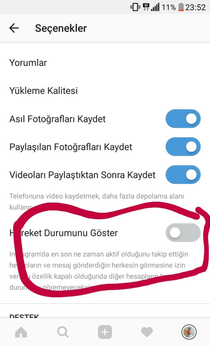 Instagram son görülme özelliği hoşunuza gittini mi ??