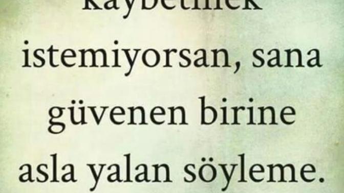 Sana güvenen birine, yinede yalan söylermisiniz yoksa doğruyu söyleyip bir kaç gün tripini mi çekmeye razı olursunuz?