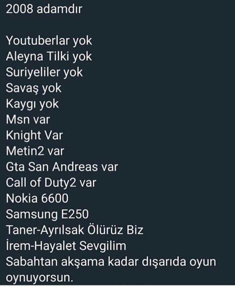 2008 yılı harbiden adamdı degil mi??