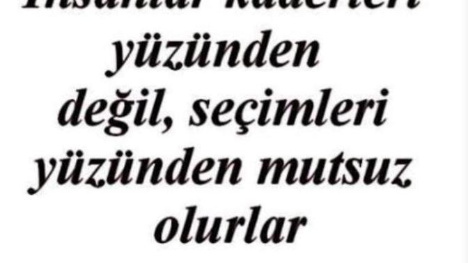 İnsan kaderini mi yaşar, yoksa kendi mi yazar?