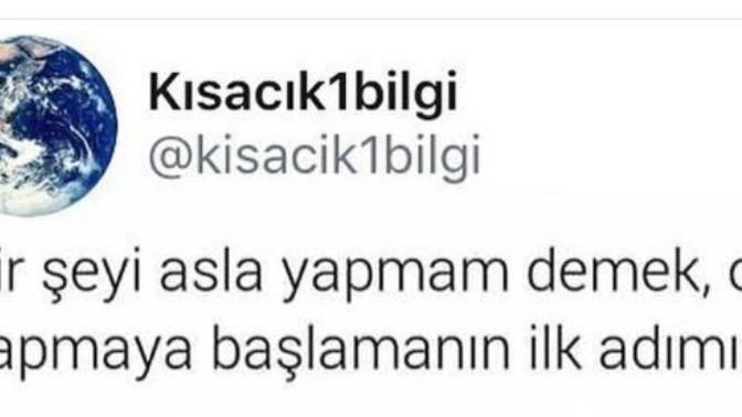 Asla yapmam dediğiniz şeyi yaptığınız oldu mu?