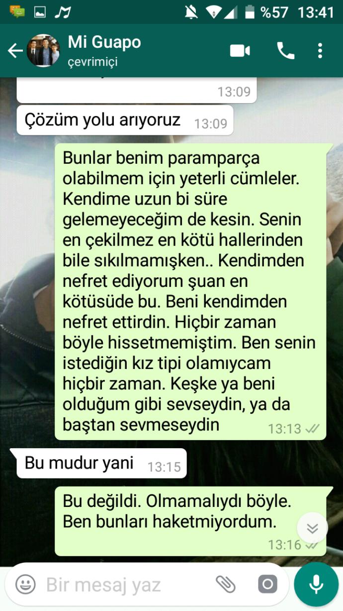 Şu konuşmalara bakar mısınız canım çok yanıyor?