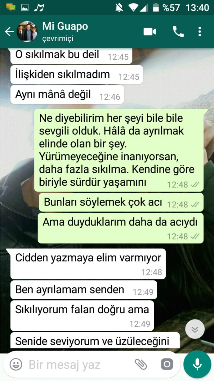 Şu konuşmalara bakar mısınız canım çok yanıyor?