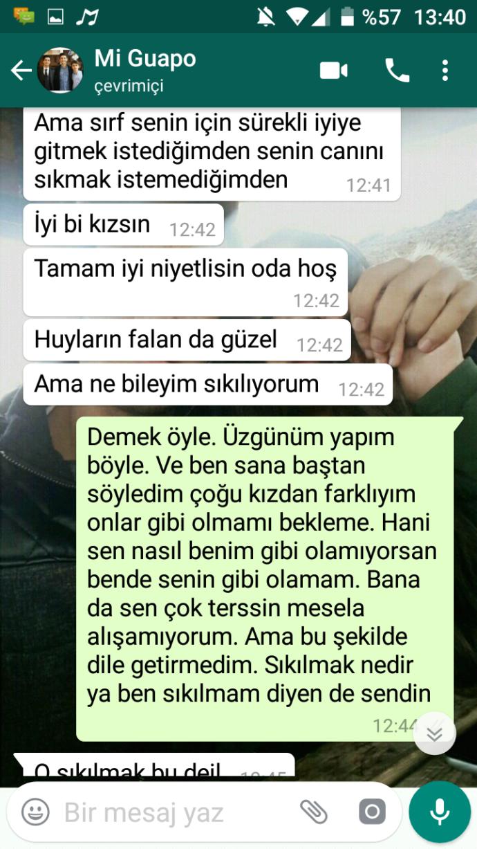 Şu konuşmalara bakar mısınız canım çok yanıyor?