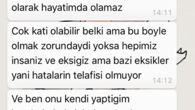 Eski sevgilimin arkadaşıma attığı mesajda aşk sevgi var mı?