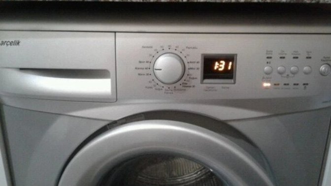 Arçelik 6103 model çamaşır makinasına nasıl reset atılır?