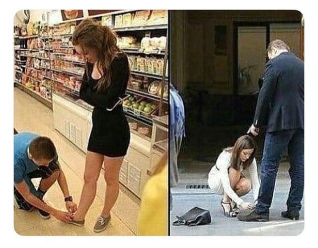 Sevdiğinizin ayakkabı bağcıklarını çömelip bağlarmısınız?