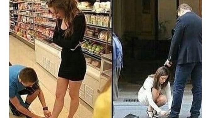Sevdiğinizin ayakkabı bağcıklarını çömelip bağlar mısınız?