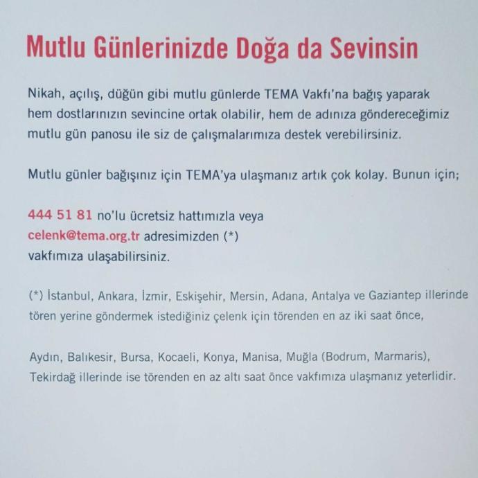 Hiç fidan bağışladınız mı??