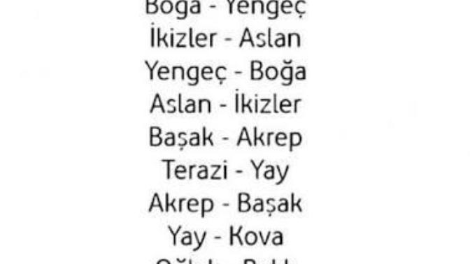 En iyi anlaştığınız burç veya burçlar var mı?
