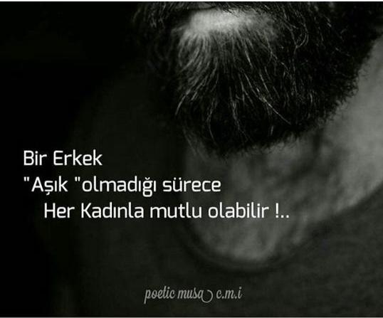 Bir erkek "aşık" olmadığı sürece her kadınla mutlu olabilir mi 💘 ? 