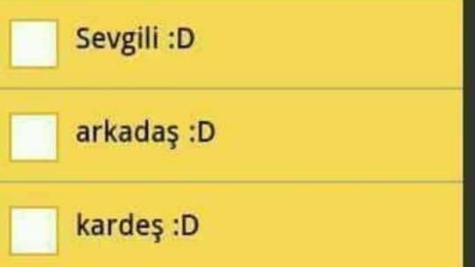 Benimle ne olmak istersin?