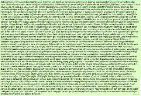 Size uzun mesaj yazıldığında sıkılıyor musunuz??