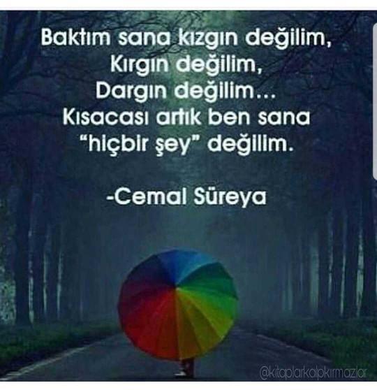 Ben artık sana 'hicbiseyim' dediğiniz birisi var mı hayatınızda ??