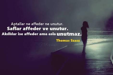 Aptallar ne affeder ne unutur, saflar affeder ve unutur, akıllılar ise affeder ama asla unutmaz! Siz hangi kategoriye aitsiniz?