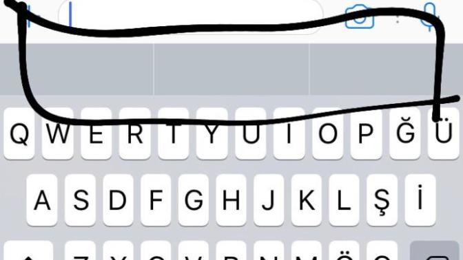 İPhone klavye sorunu?