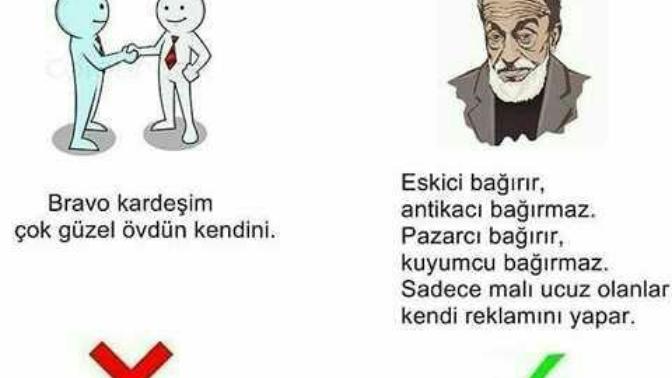 Kendini öven insanlara karşı yaklaşımınız nedir? Ne demeliyiz onlara?