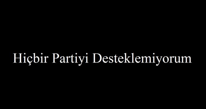 Türkiye'de desteklenebilecek siyasi parti sizce var mı gönül rahatlığıyla destekleyebileceğimiz?