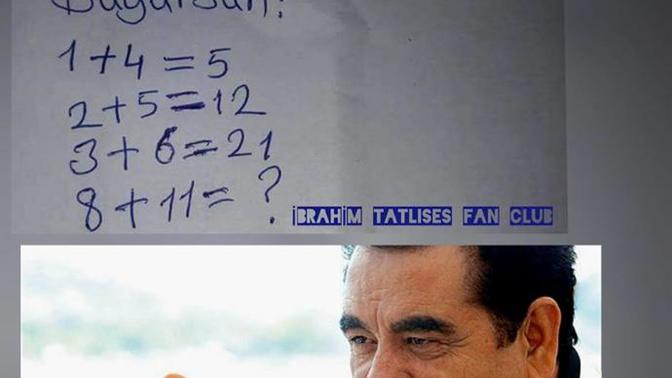 Matematiğine güvenen buyursun. ?
